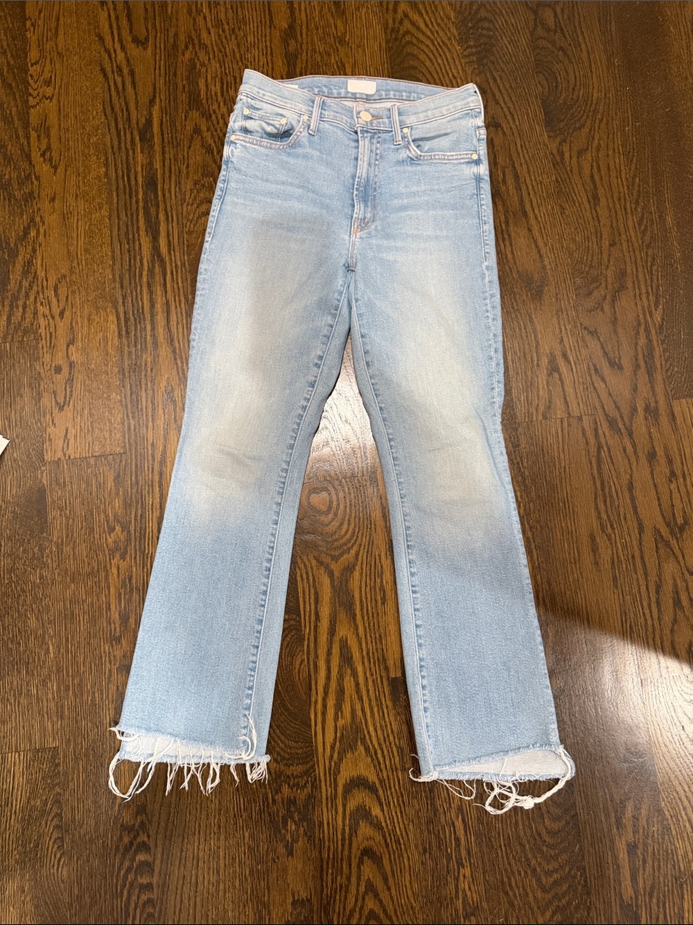 MOTHER Light Blue Flare Jeans
